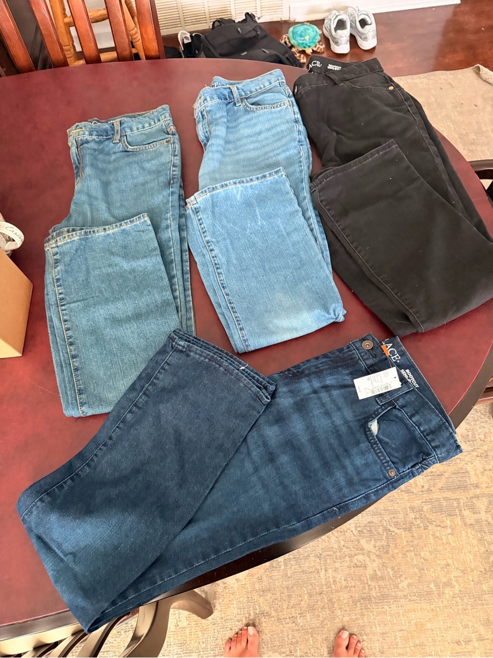 5 pairs Boys Bootcut Denim Jeans -16
